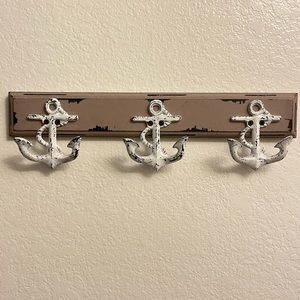 Anchor towel hooks/rack